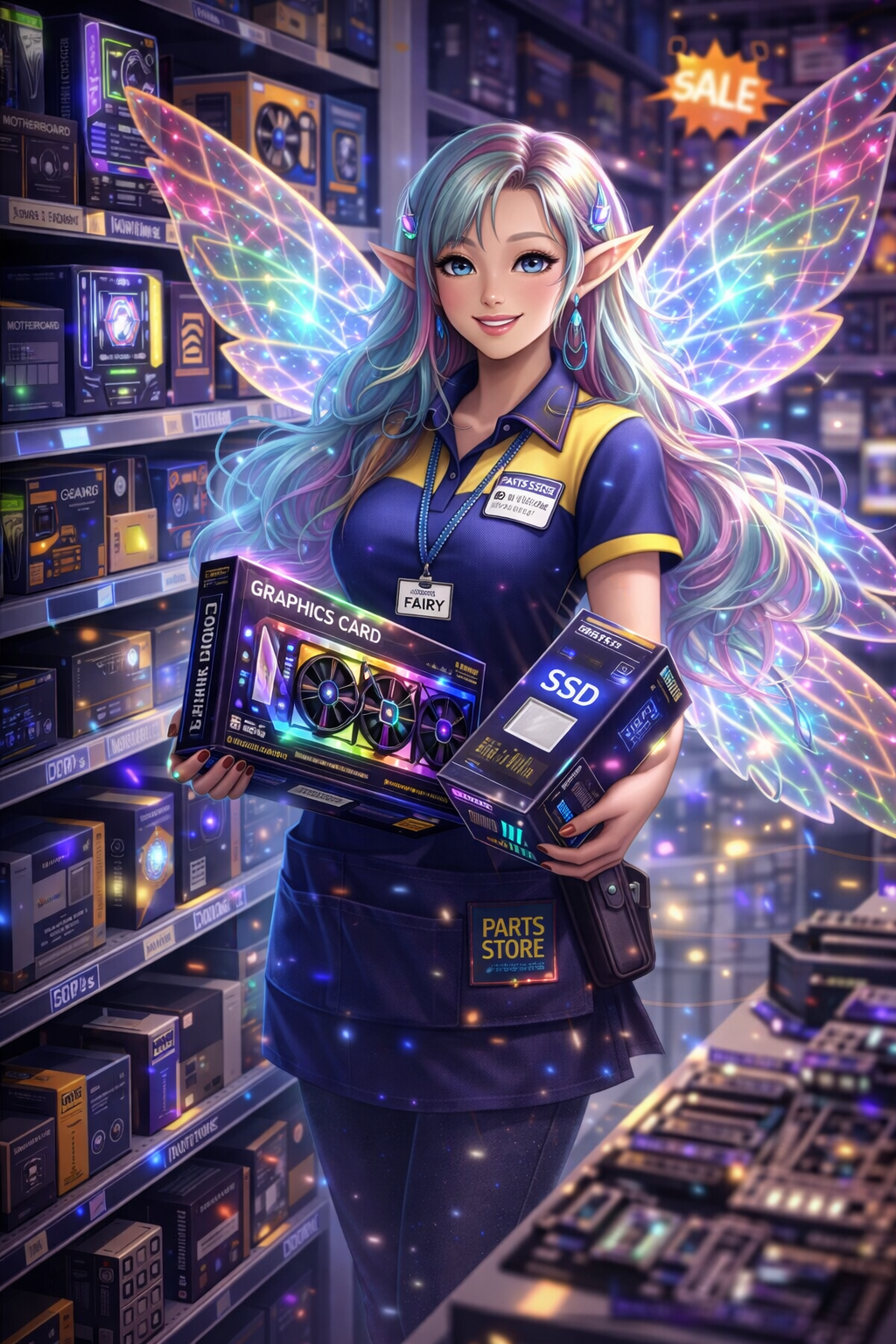 Store Fairy game card art.